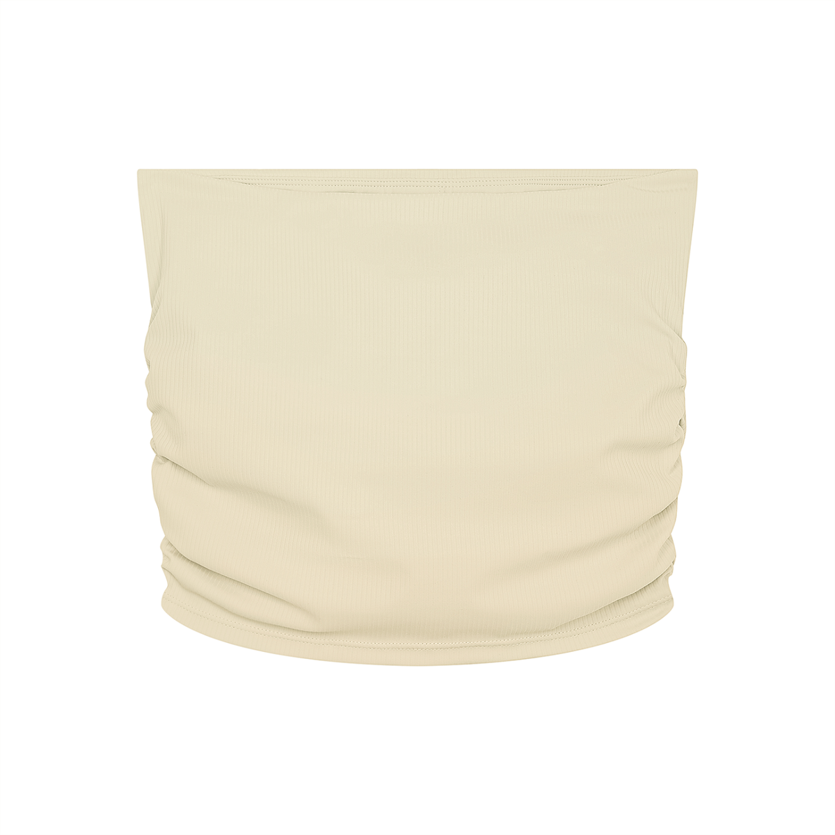 Women’s Ruched Cropped Yoga Tube Top