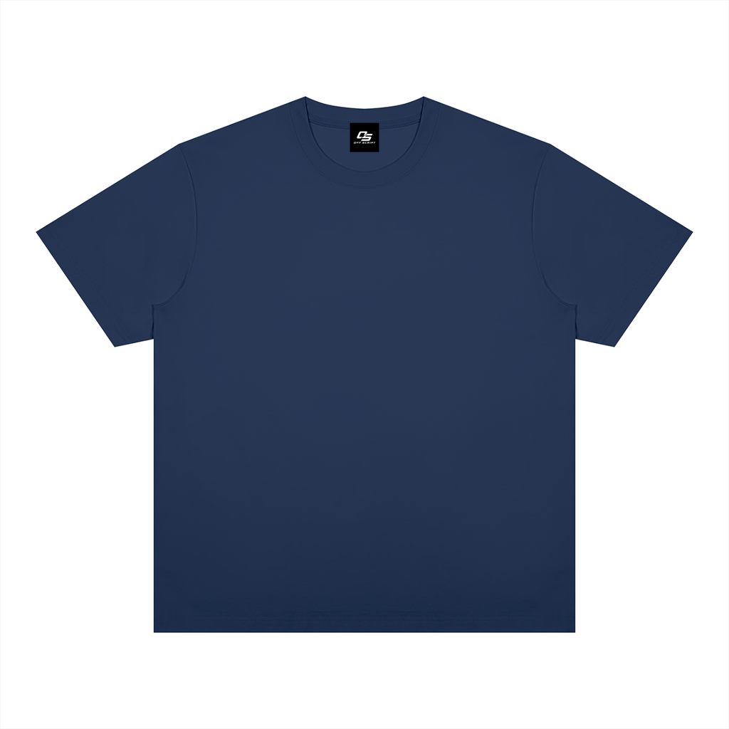 Navy Blue Unisex Heavyweight Sorona T-Shirt front product view