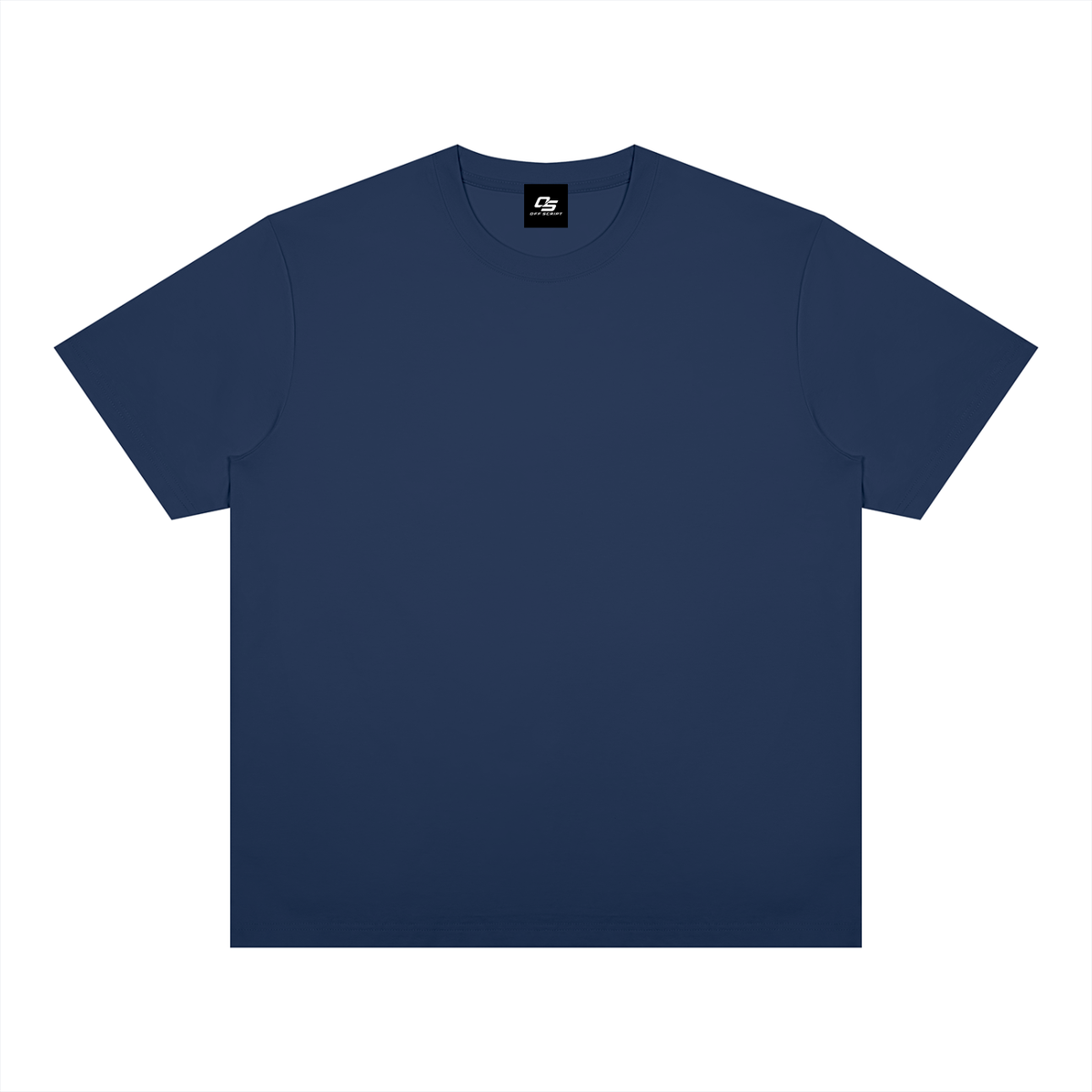 Navy Blue Unisex Heavyweight Sorona T-Shirt front product view