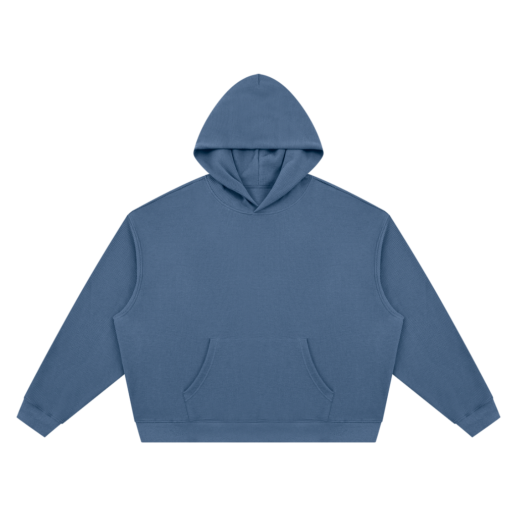 Unisex Waffle Boxy Hoodie