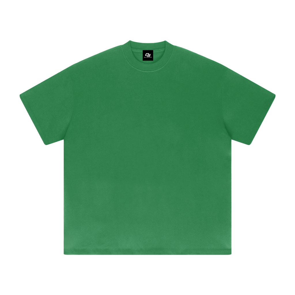 Fruit Green Heavyweight Drop Shoulder T-Shirt front product view