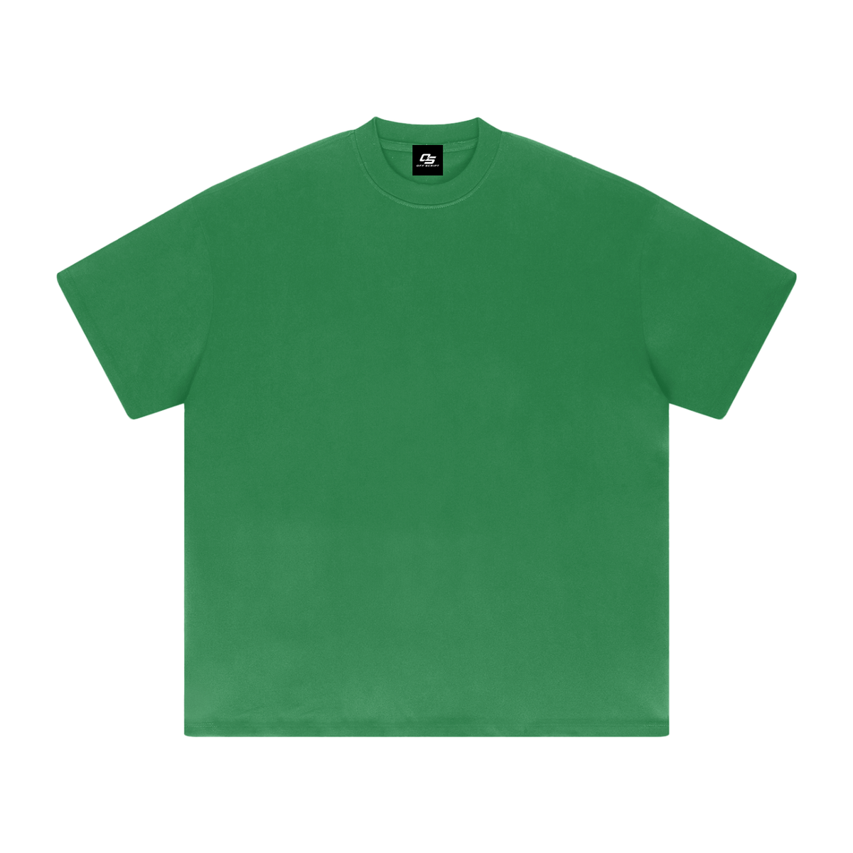 Fruit Green Heavyweight Drop Shoulder T-Shirt front product view