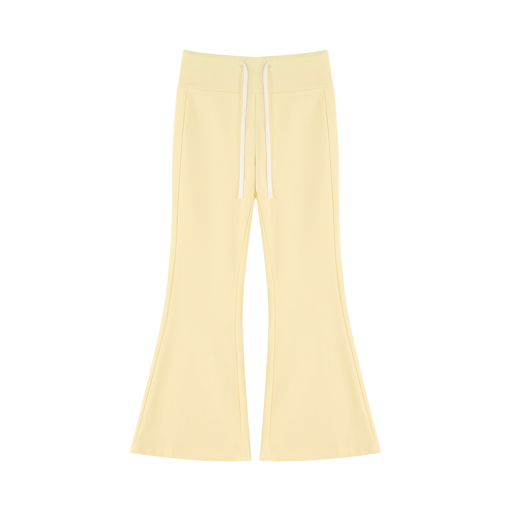 Women's Drawstring Flared Leg Pants