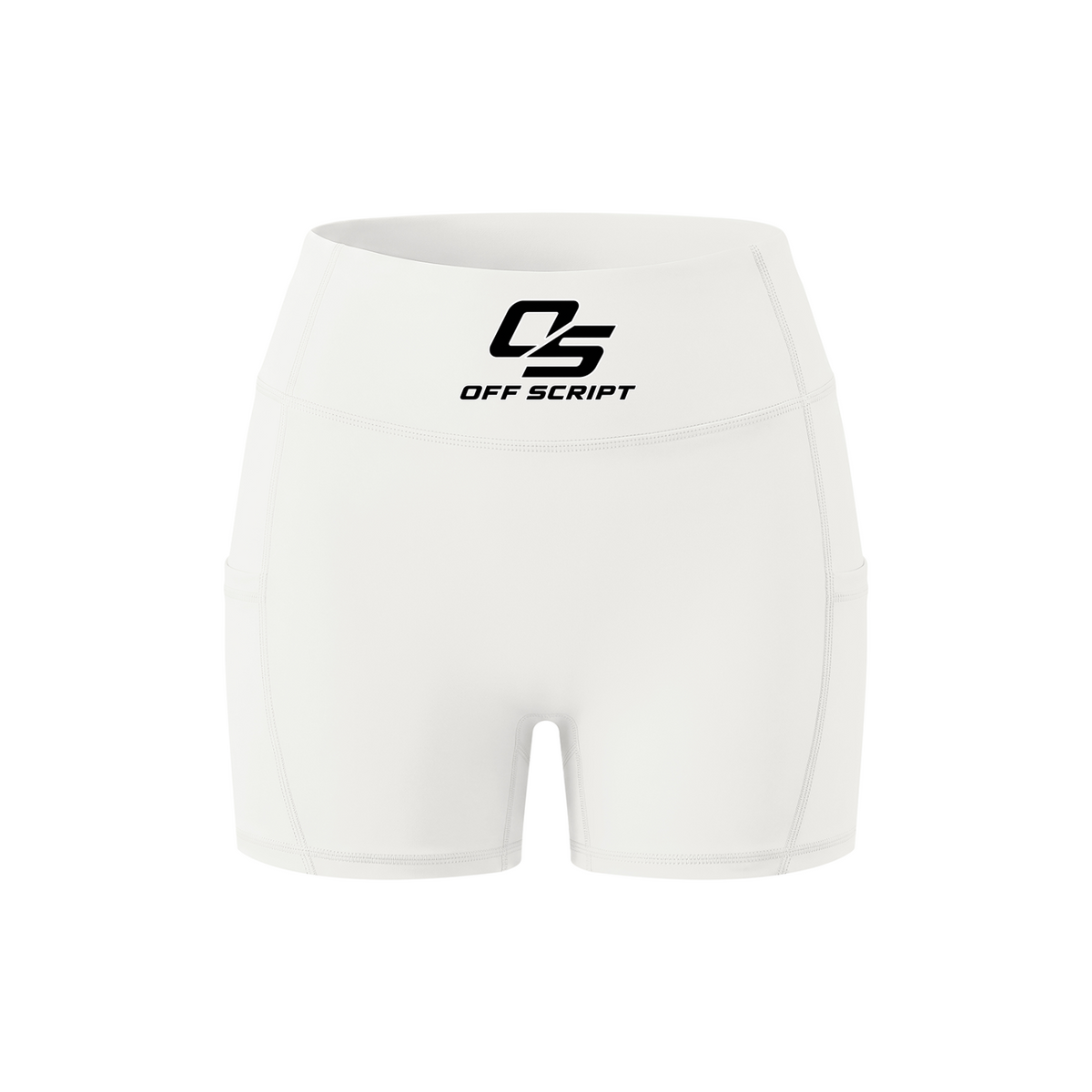 Off Script Women’s High-Rise Side-Pocket Yoga Shorts