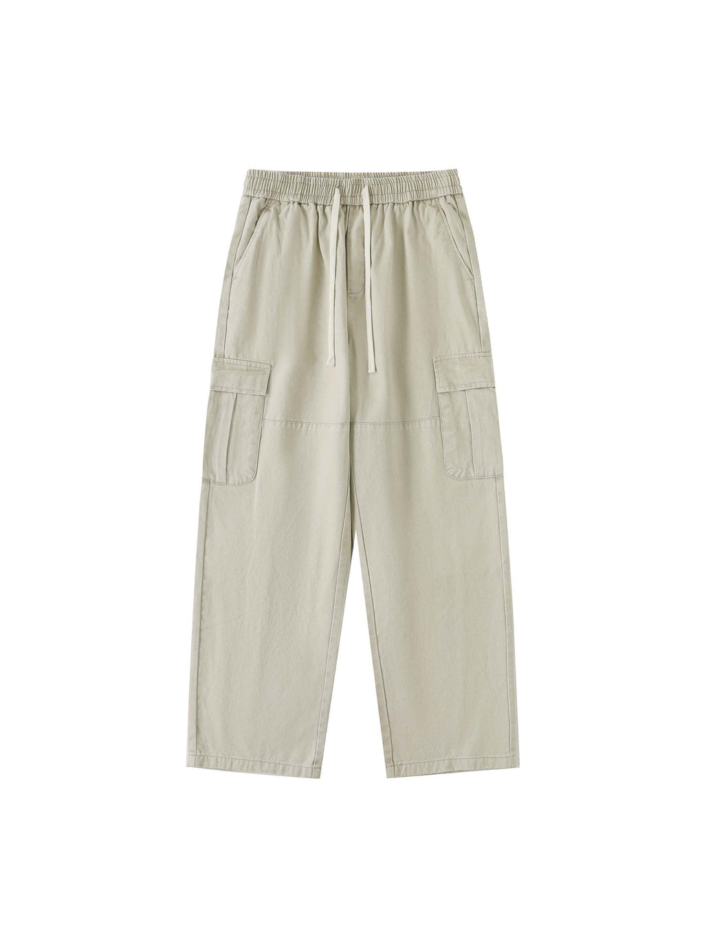 Men’s Drawstring Waist Straight-Leg Cargo Pants