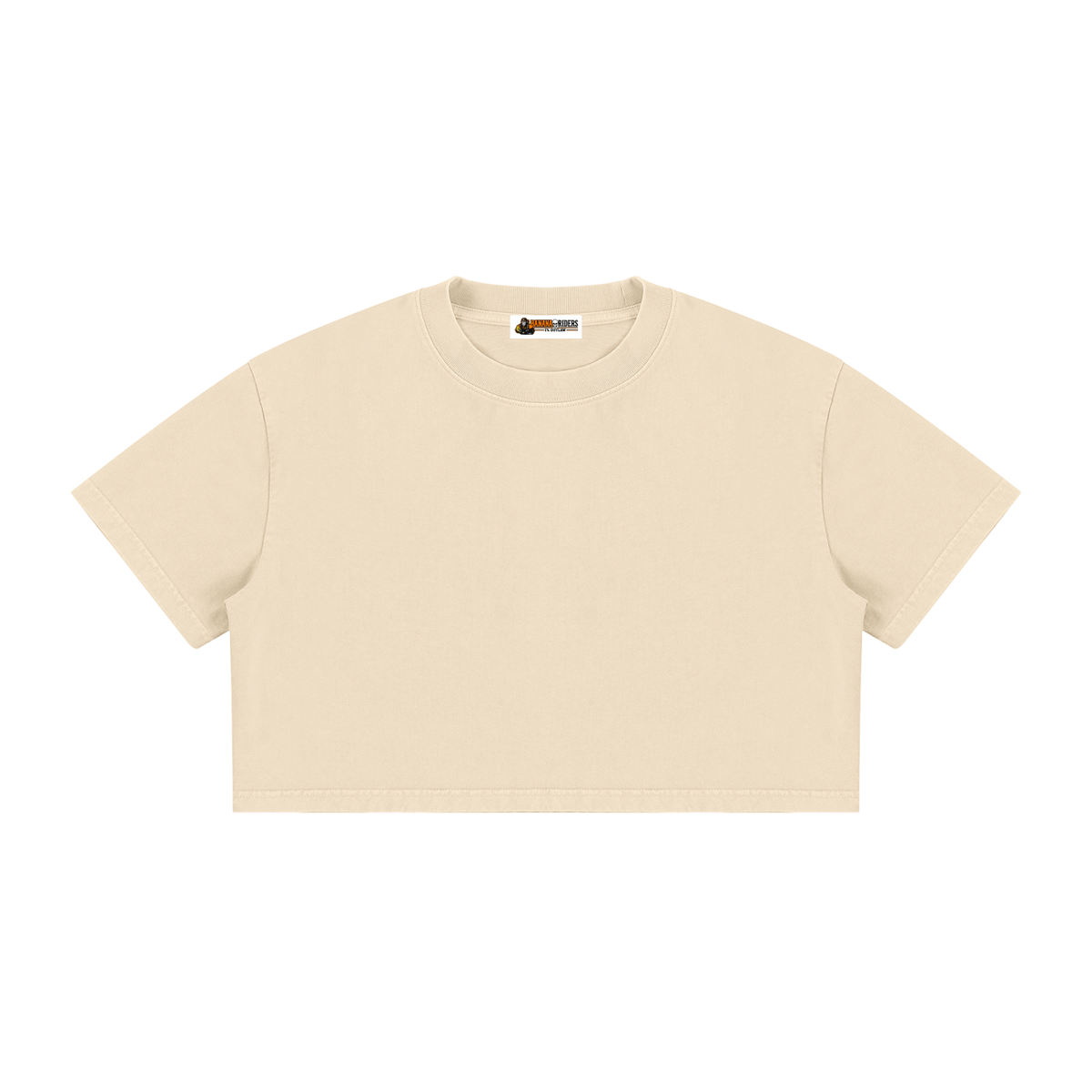 Women's Mineral Wash Cotton Crop T-Shirt