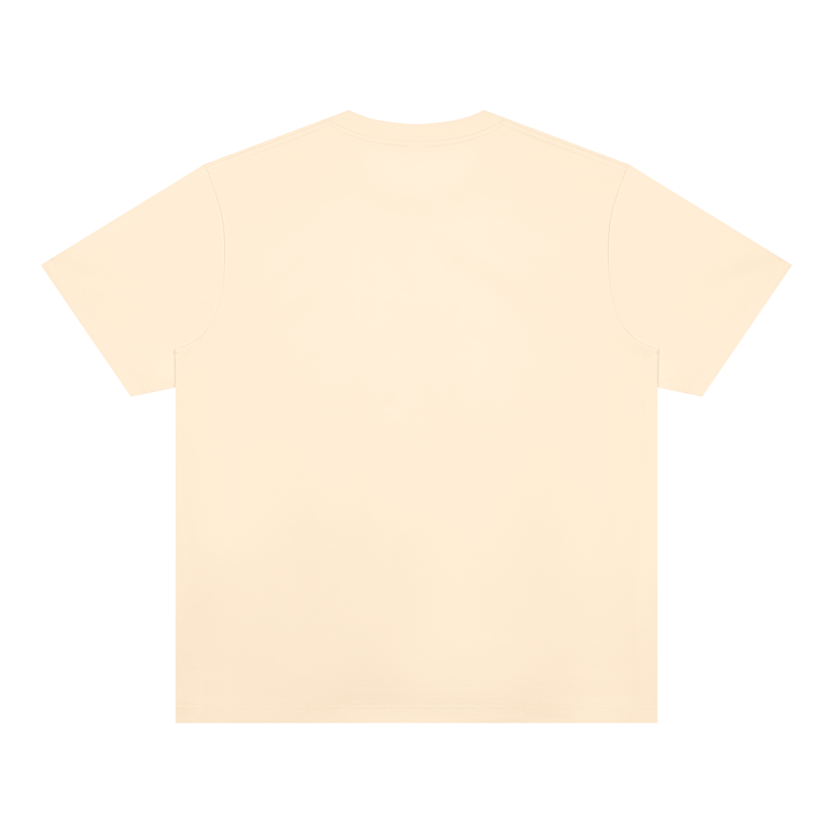 Apricot Unisex Heavyweight Sorona T-Shirt back product view
