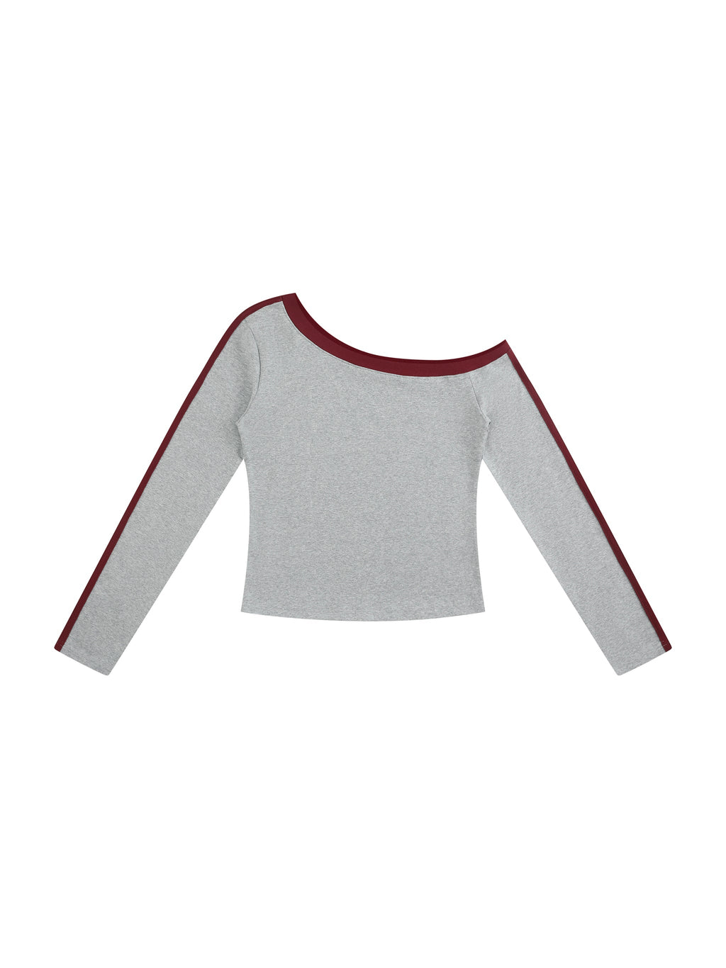 Women’s Color Block Off-the-Shoulder T-Shirt