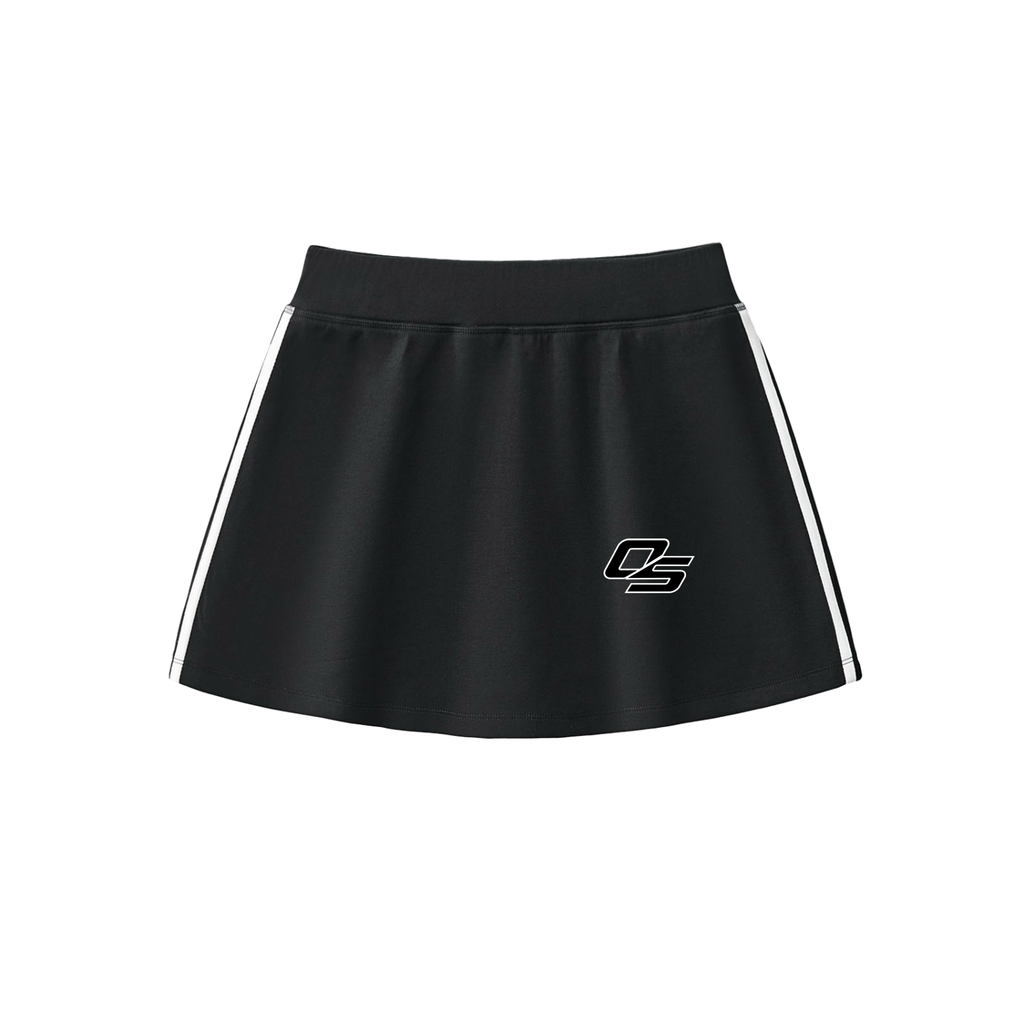 Off Script Women’s Contrast-Tape Performance Short Skirt