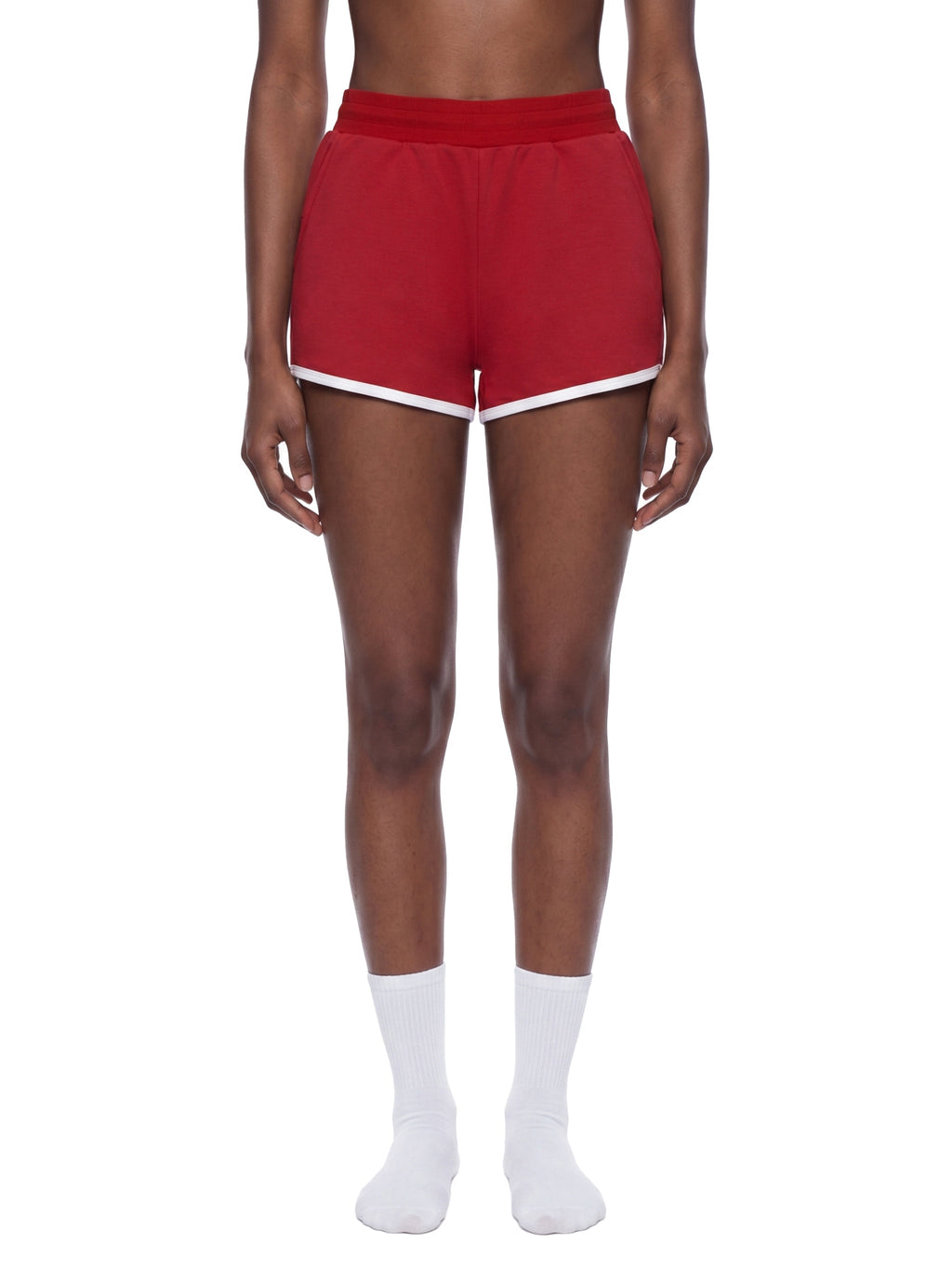 Women’s Retro Contrast Binding Shorts