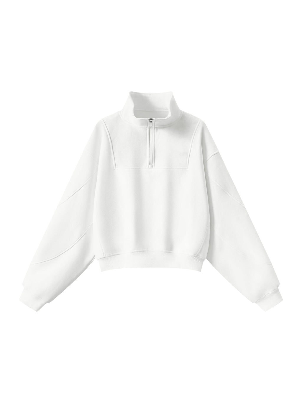 Women’s Loose Fleece Quarter-Zip Sweatshirt