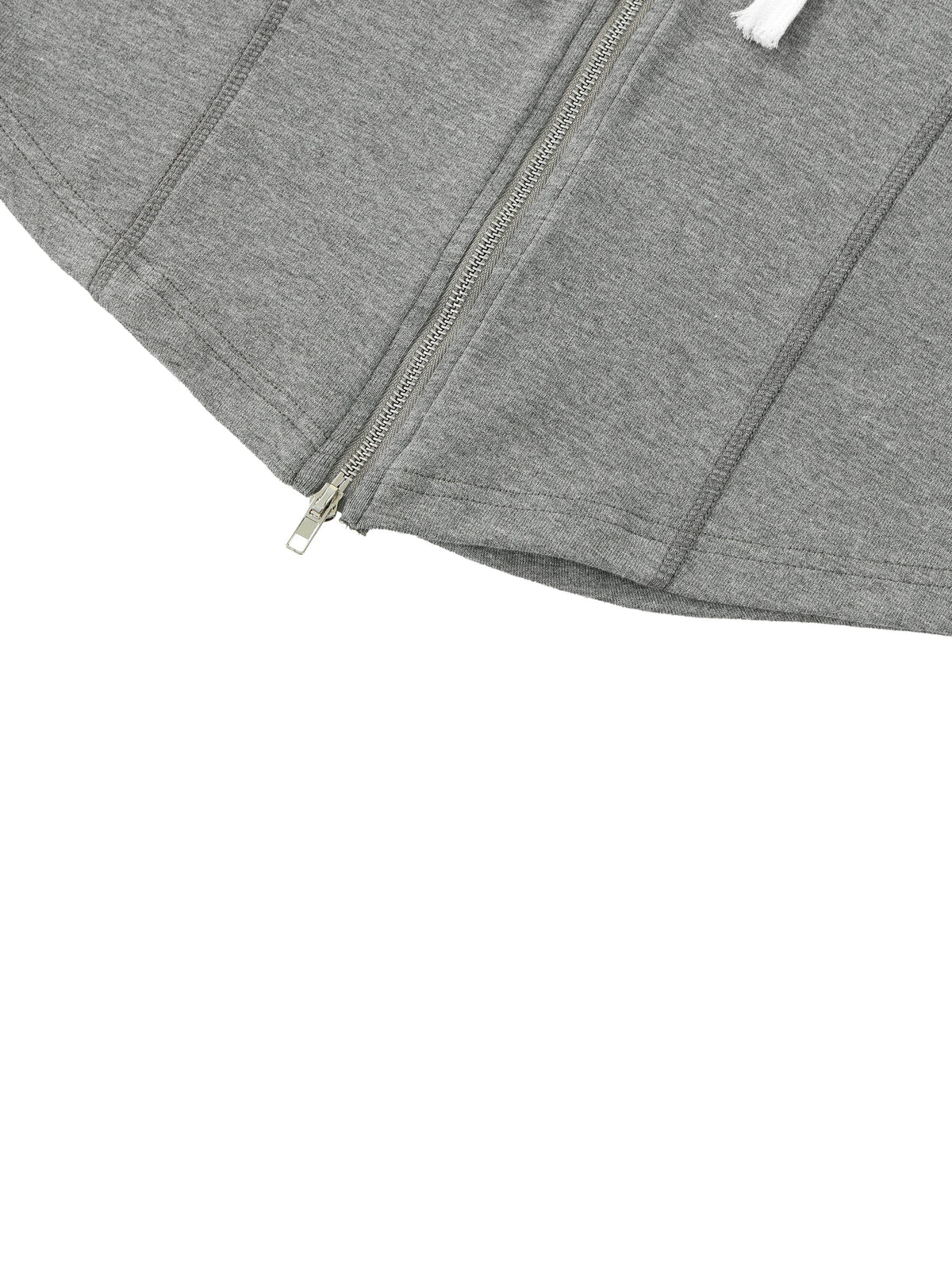 Women's Slim Cropped Full Zip Hoodie