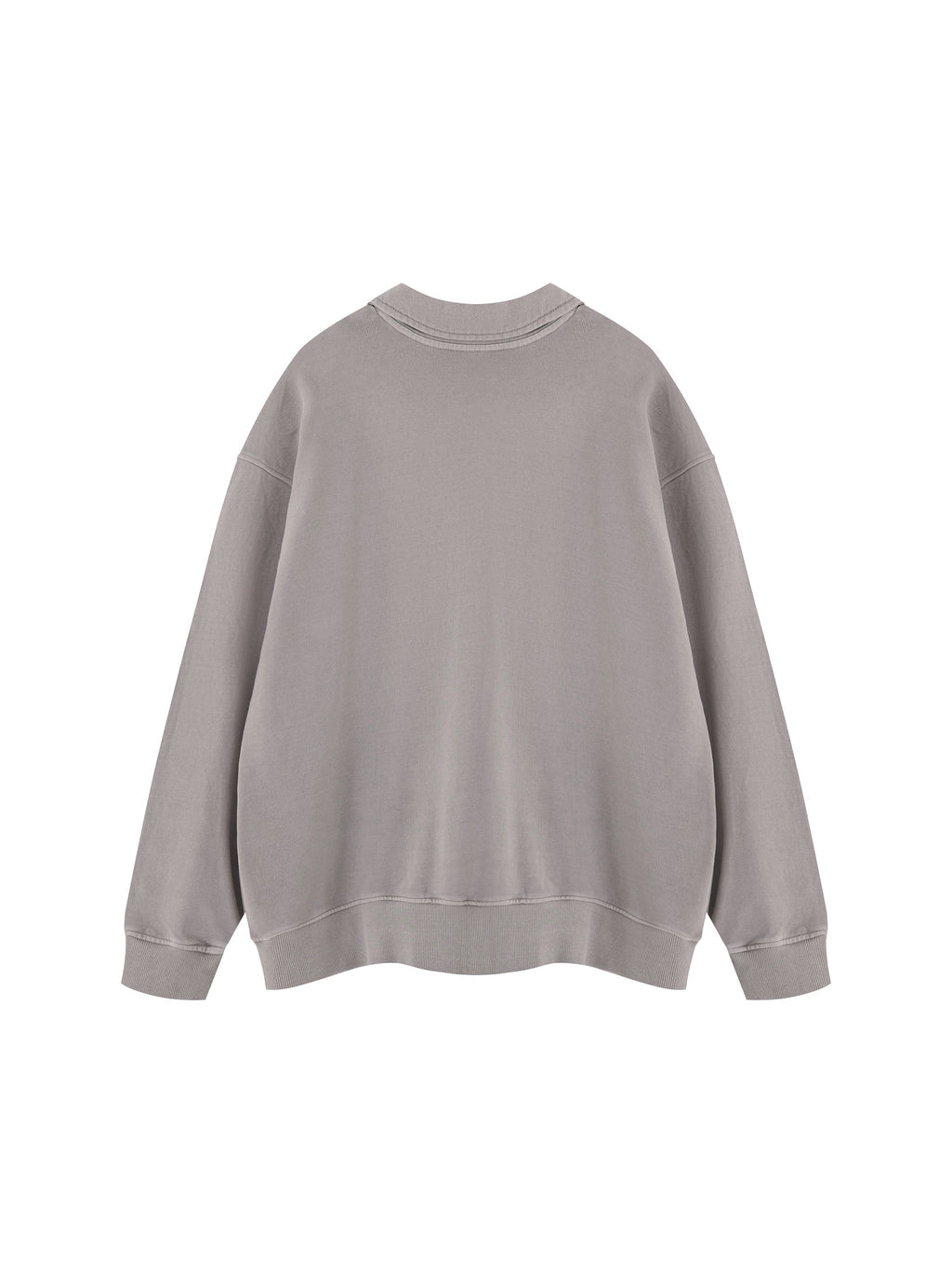 Unisex Vintage Wash Collared Sweatshirt