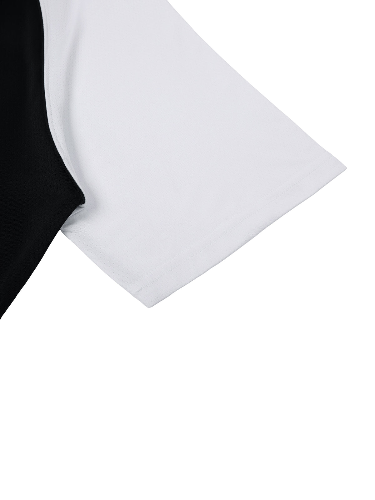 Contrast Raglan Sleeve Mesh T-Shirt raglan sleeve detail