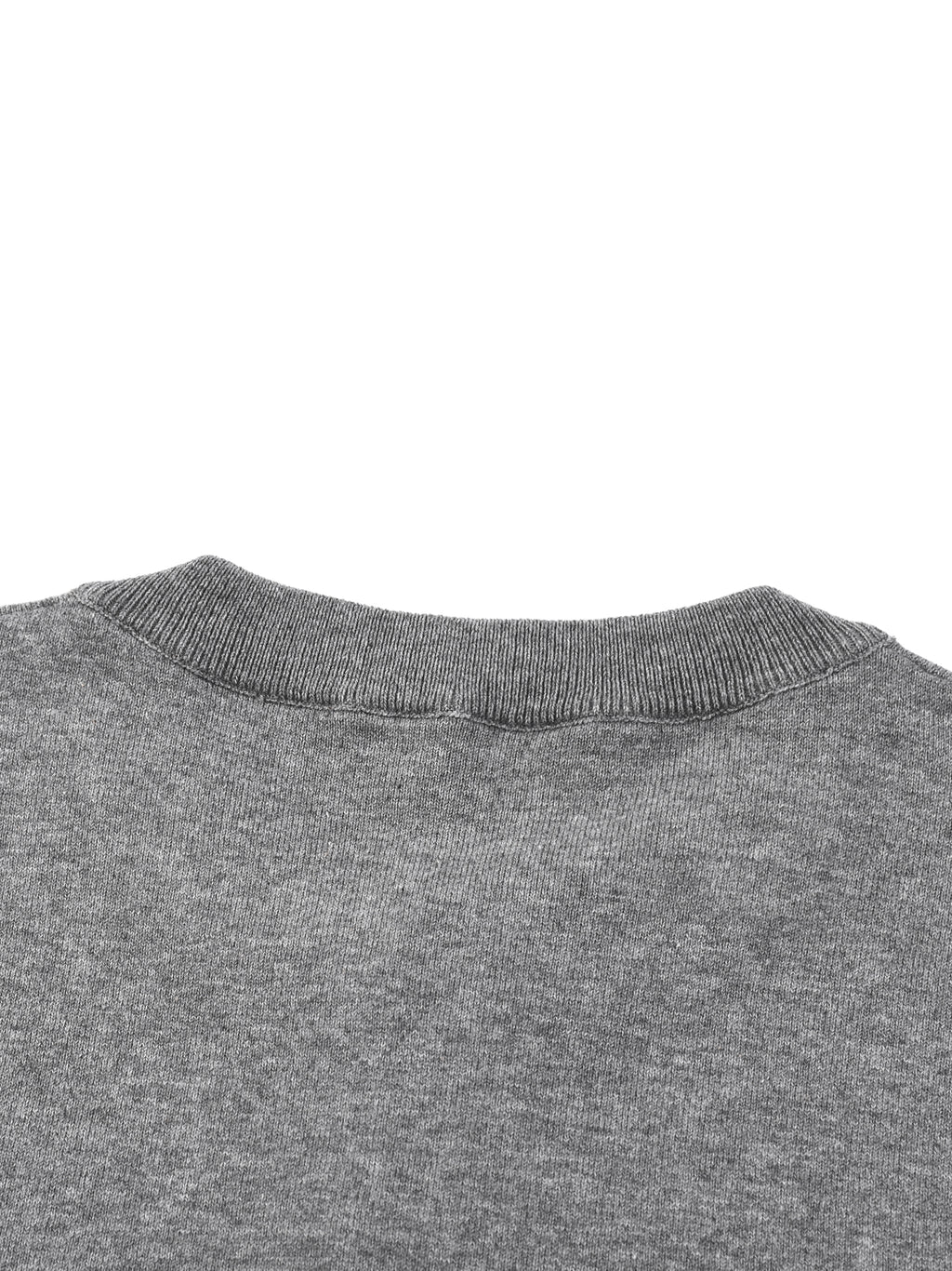 Off Script Cotton Knit Short Sleeve Henley T-Shirt - back neckline detail