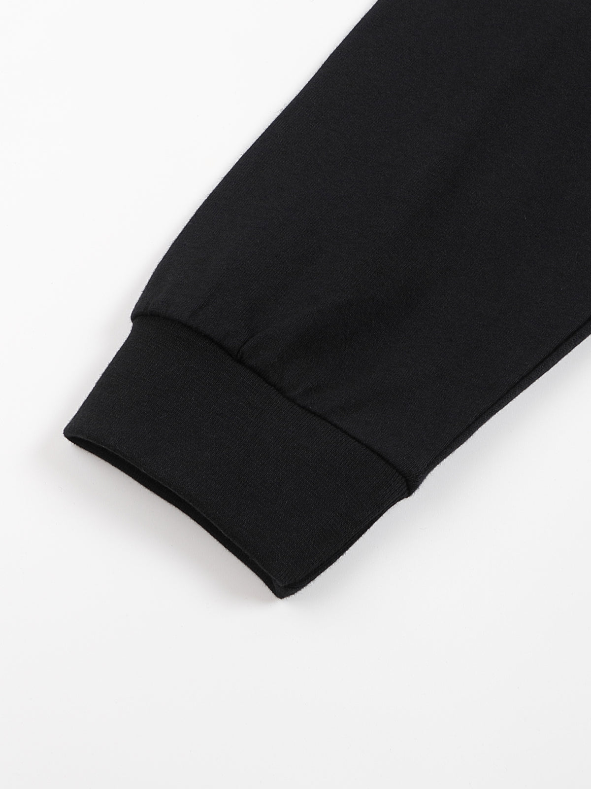 Off Script Crew Neck Drop Shoulder Long Sleeve Shirt - sleeve cuff detail