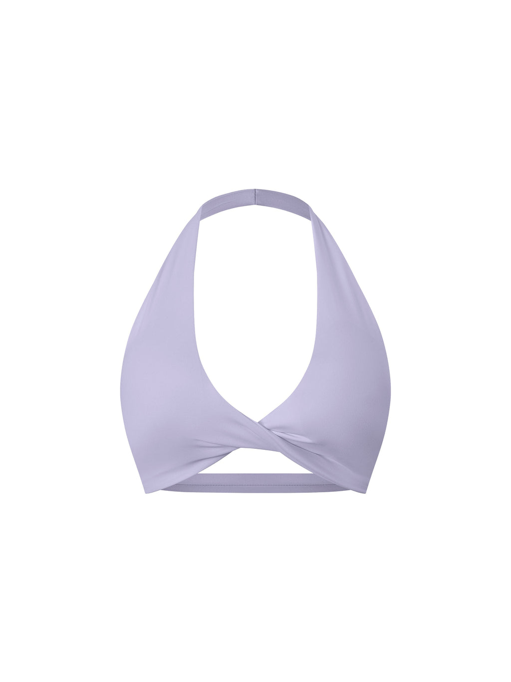 Women's Pleated Halter Sports Bra