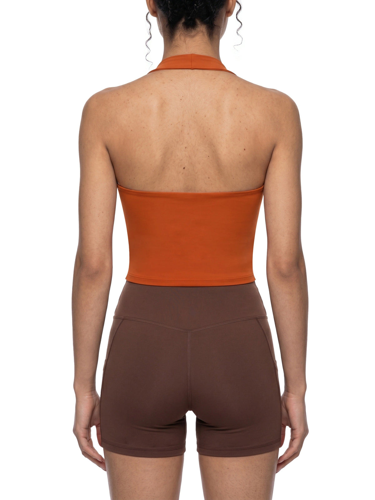 Women's Halter Crop Sports Bra