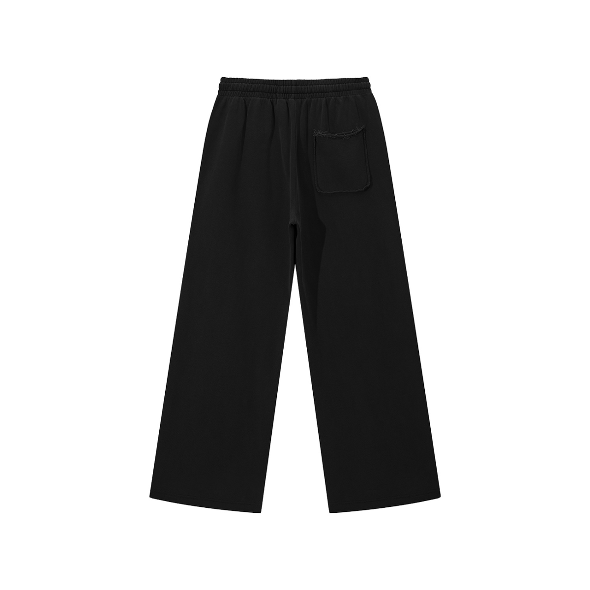 Snow-Washed Raw-Edge Sweatpants