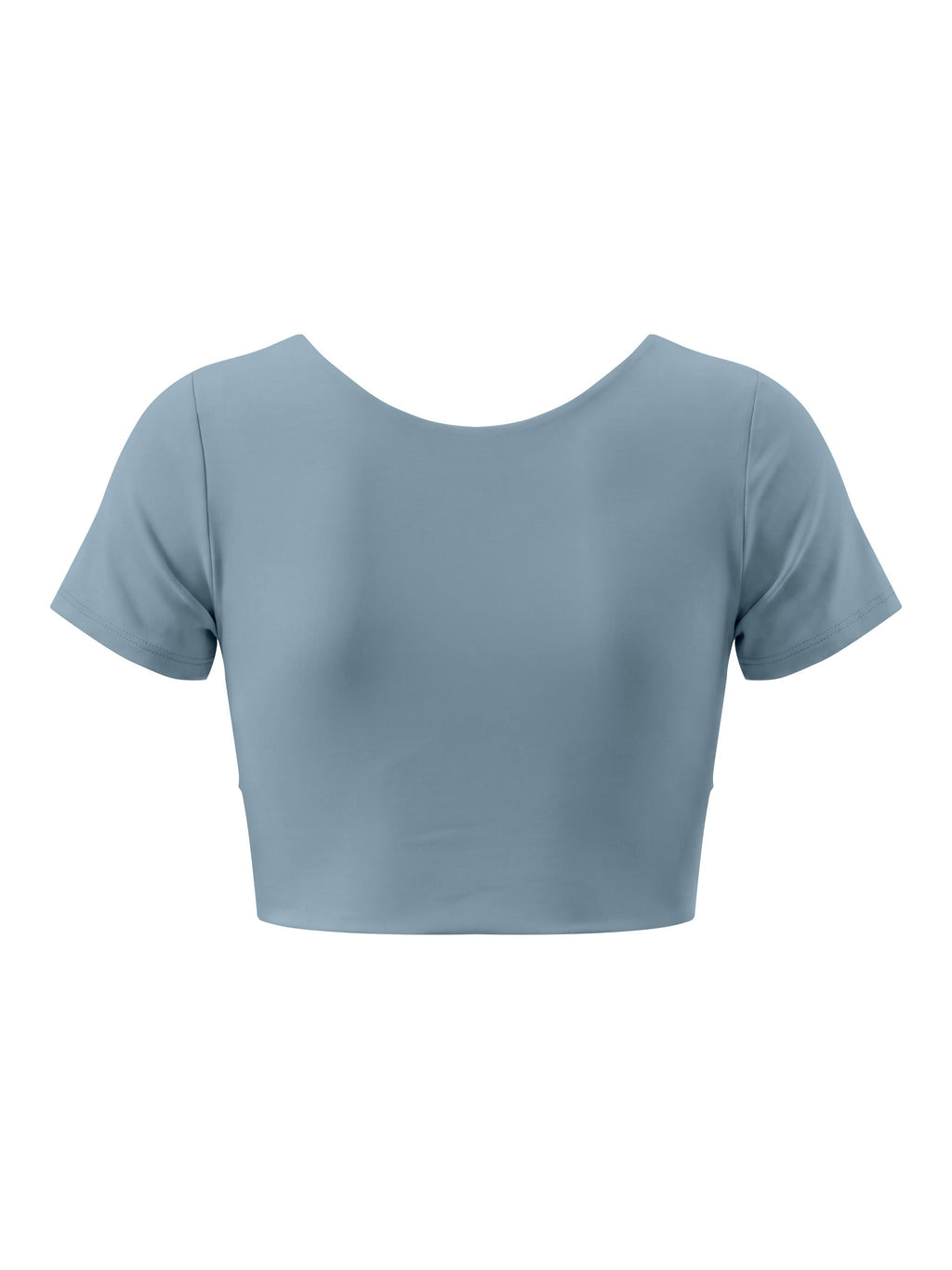 Women's Panelled Crop Yoga T-Shirt