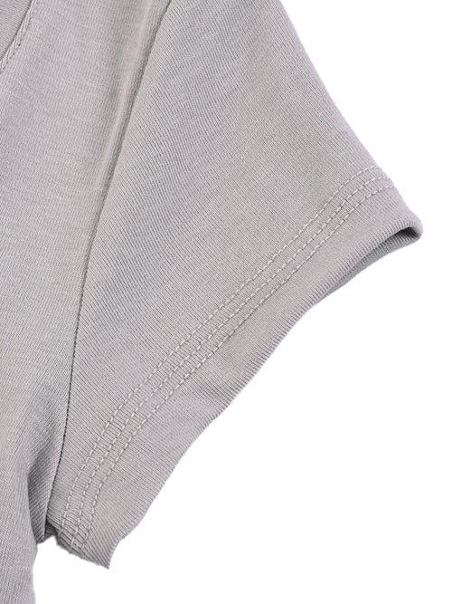 Essential V-Neck Bodycon T-Shirt