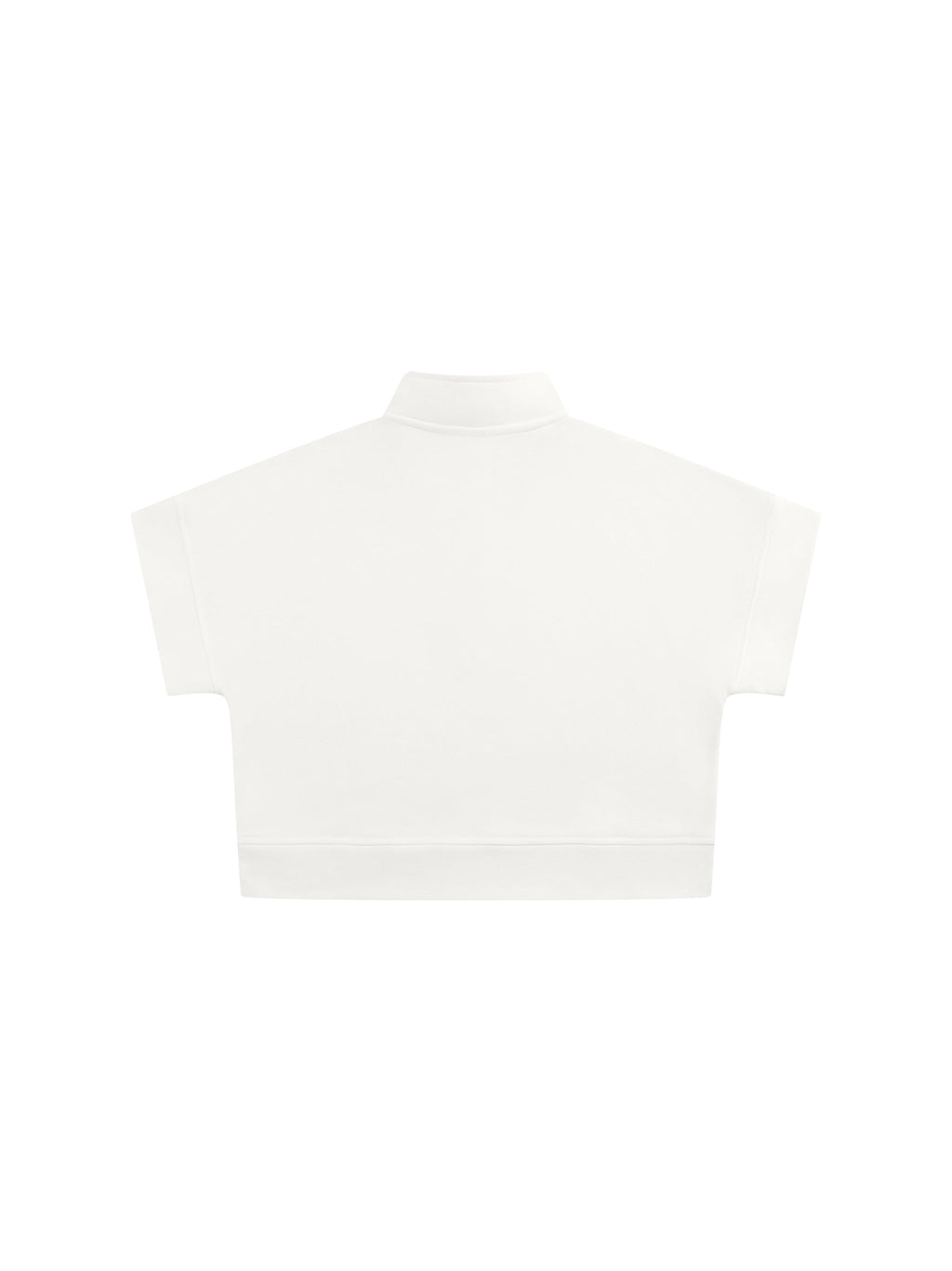 Women's Quarter Zip Crop Sweatshirt