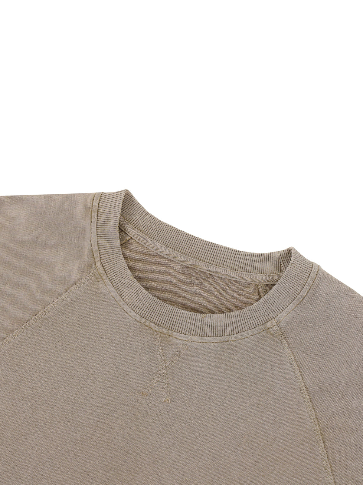 Unisex Vintage Wash Raw Edge Boxy T-Shirt