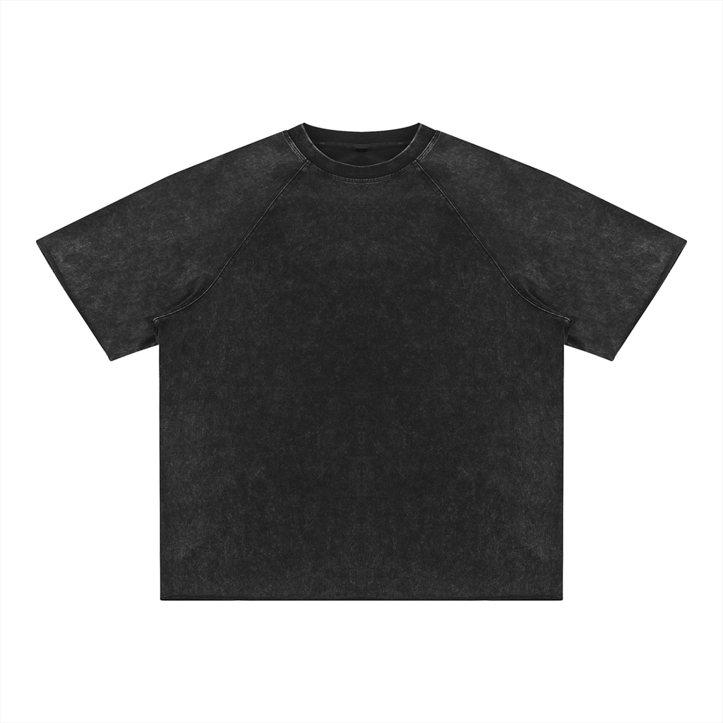 Unisex Mineral Wash Raw Edge T-Shirt