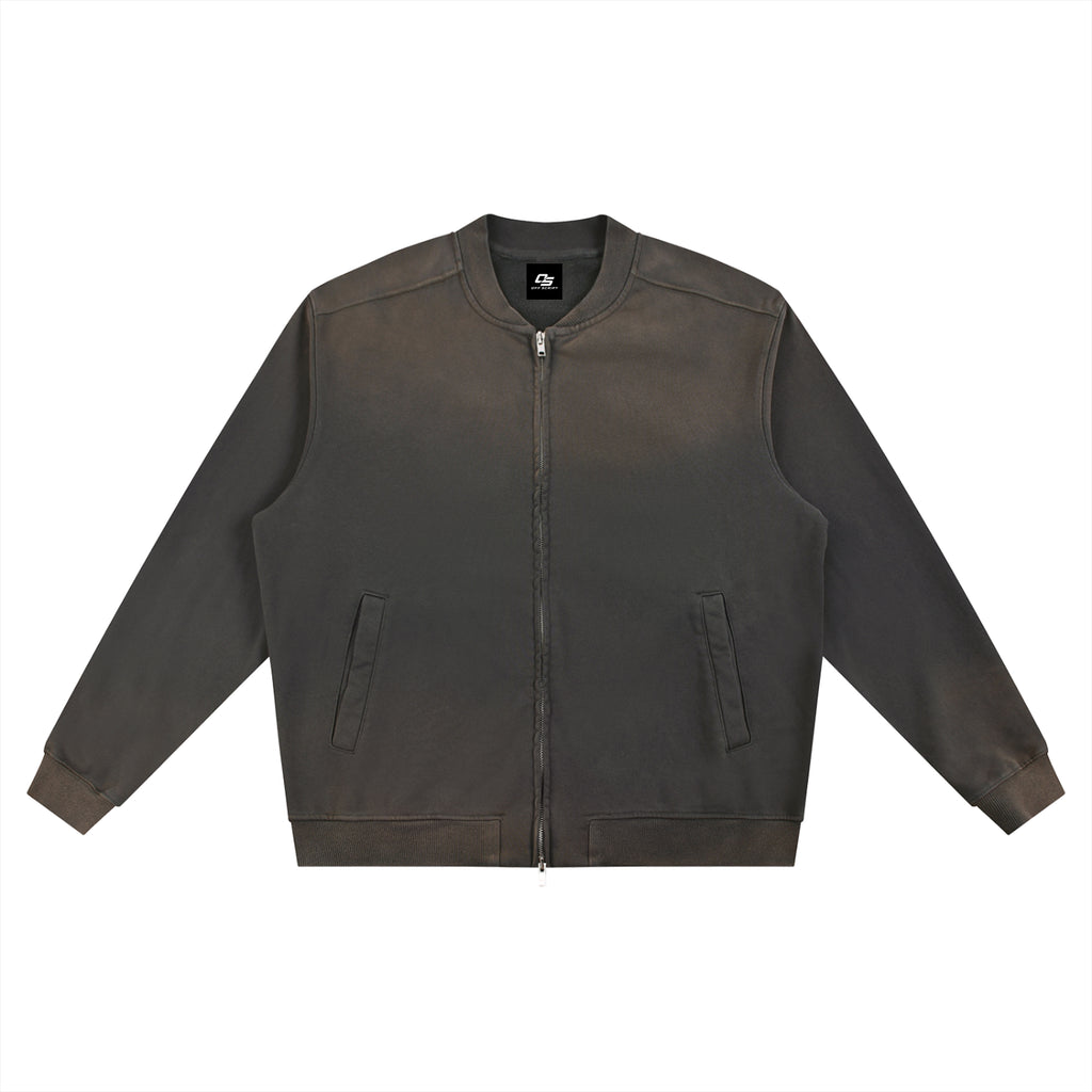 Sun Fade Heavyweight Baseball Jacket