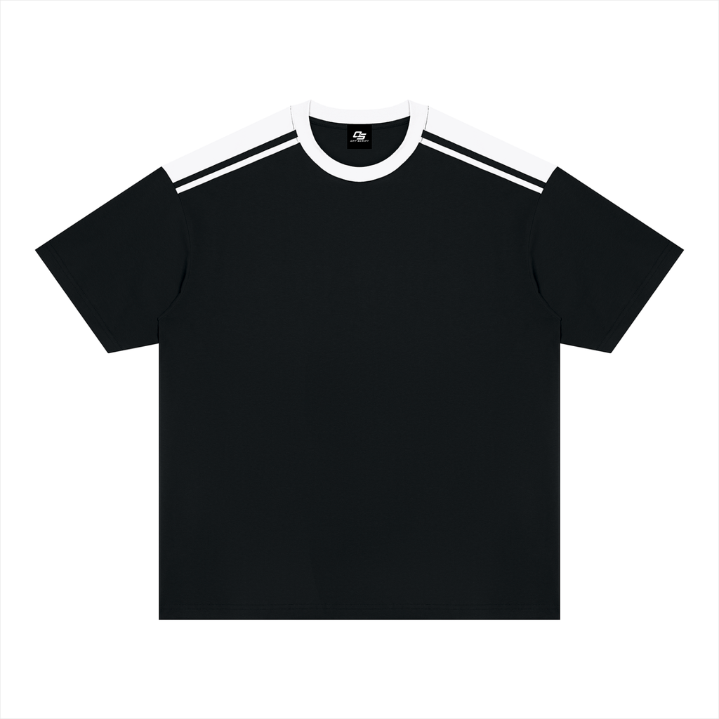 Unisex Color Block Loose T-Shirt