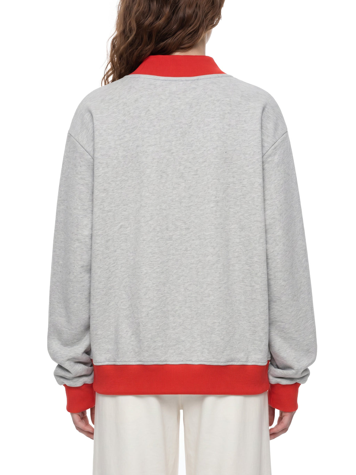 Women’s Mock Neck Crewneck Sweatshirt