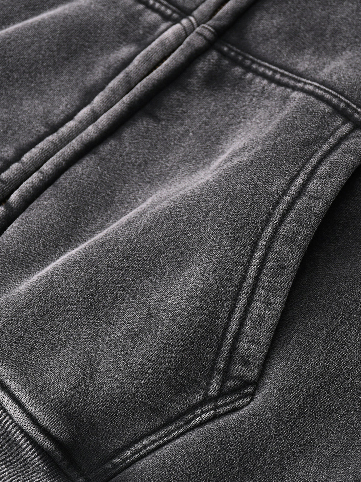 Zip-Through Boxy Fleece Hoodie
