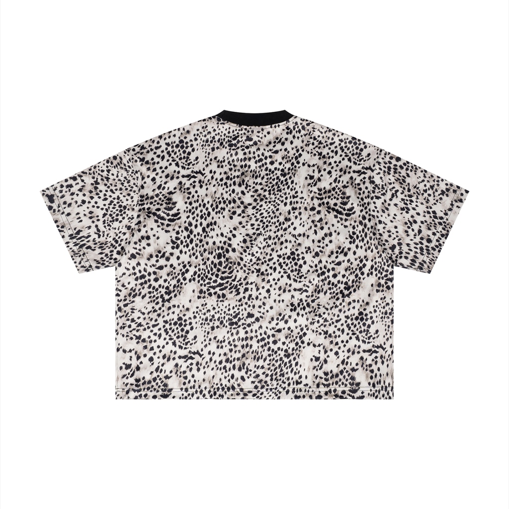 Unisex Leopard Print Boxy T-Shirt