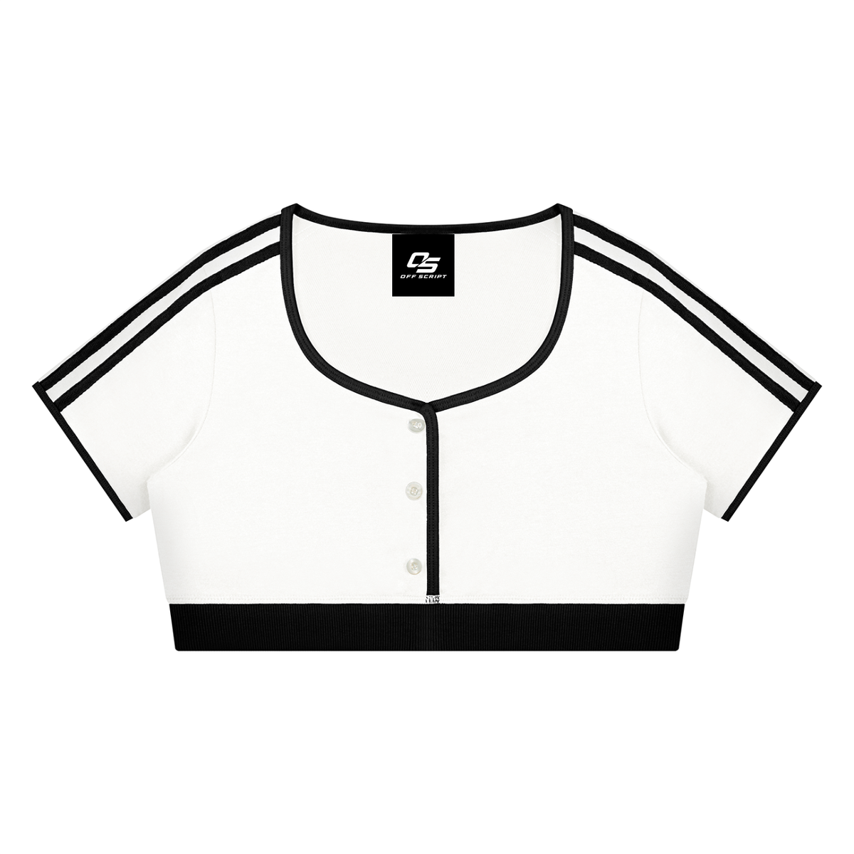 Women’s Color Block Crop T-Shirt