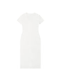 Women's V-Neck Short Sleeve Maxi Dress