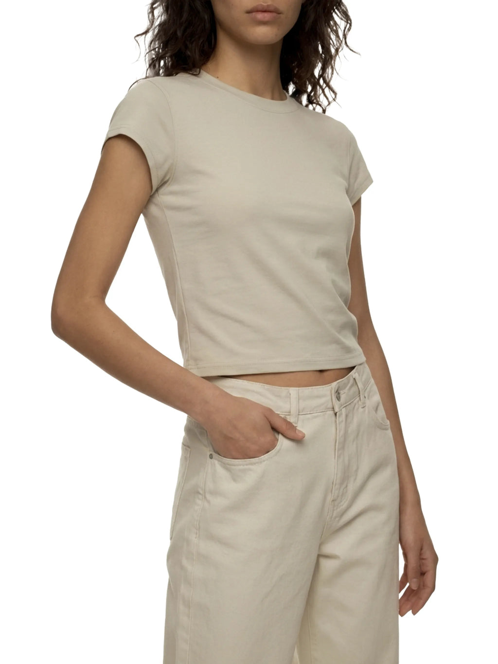 Women's Slim-Fit Cropped T-Shirt