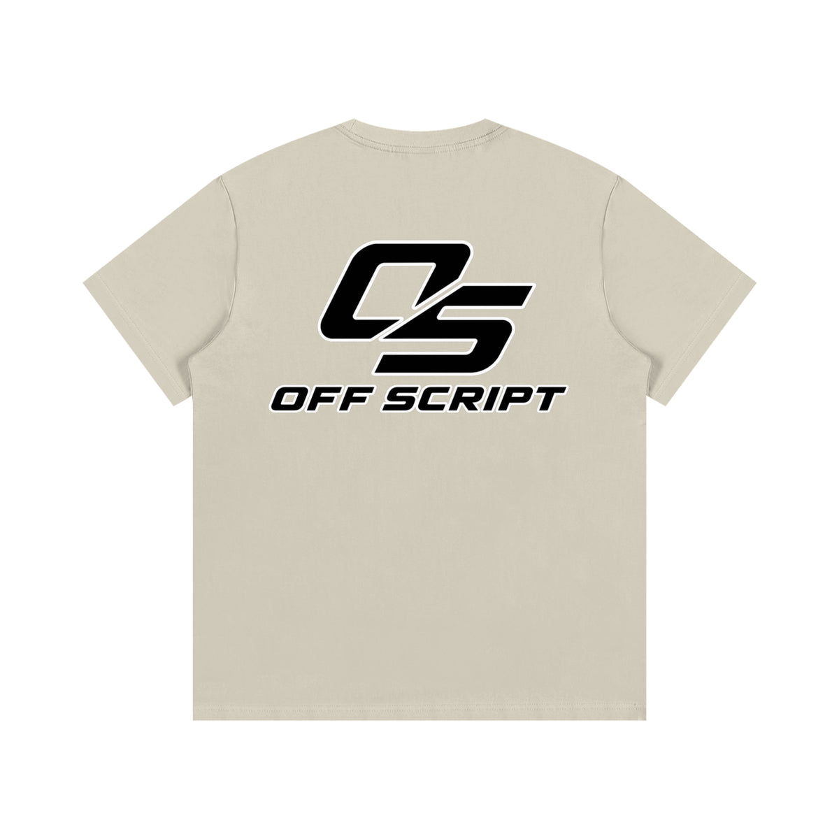 One Nation Essential Cotton T-Shirt - Khaki back product view
