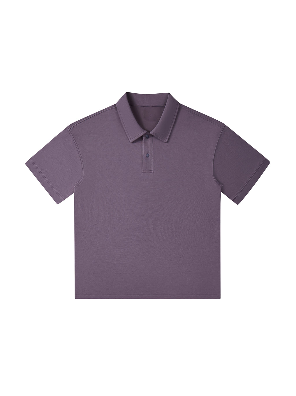 Purple Drop Shoulder Short-Sleeve Polo front product view