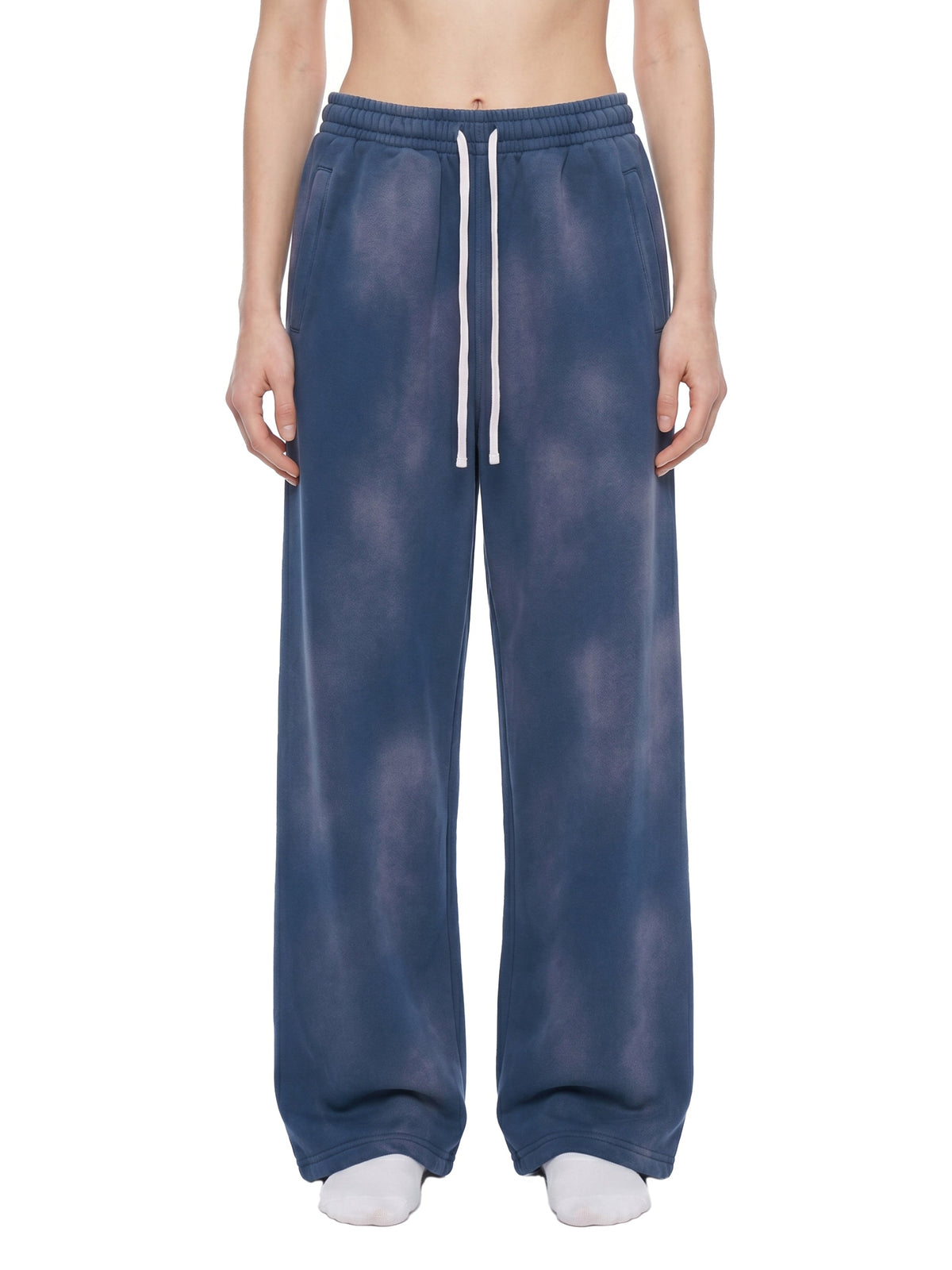 Unisex Sunfade Wide-Leg Fleece Sweatpants