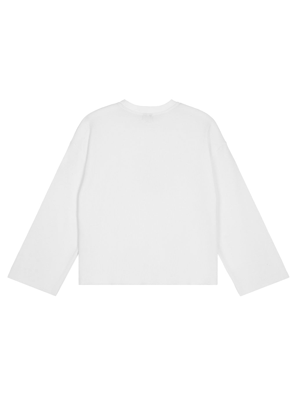 Unisex Waffle Raw Edge T-Shirt