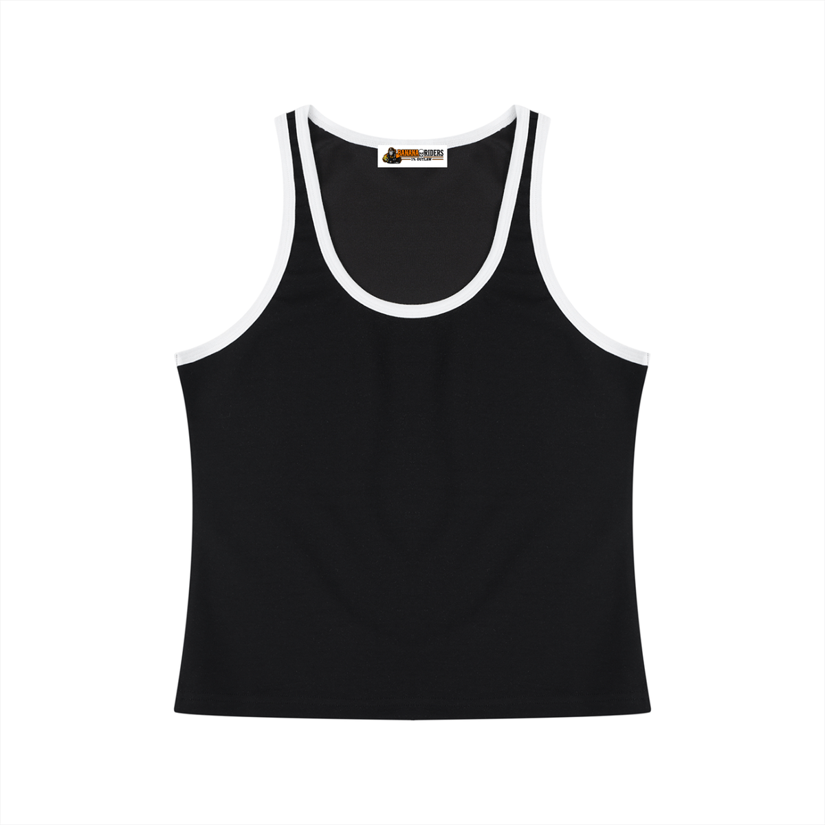 Women's Color Block Cropped Tank Top