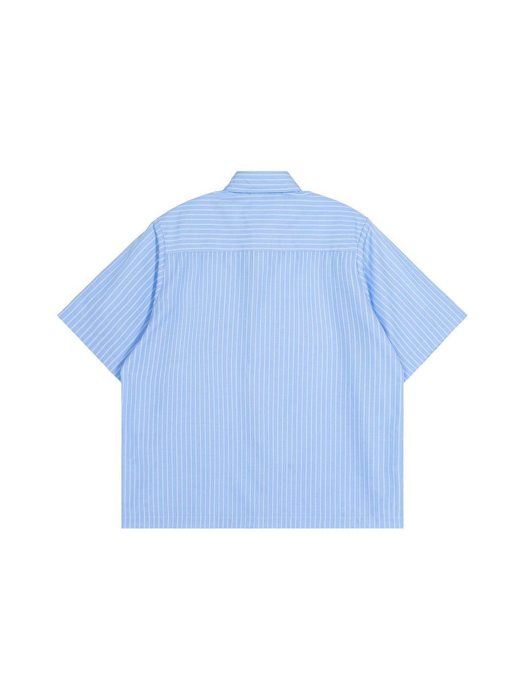 Striped Boxy Short Sleeve Shirt