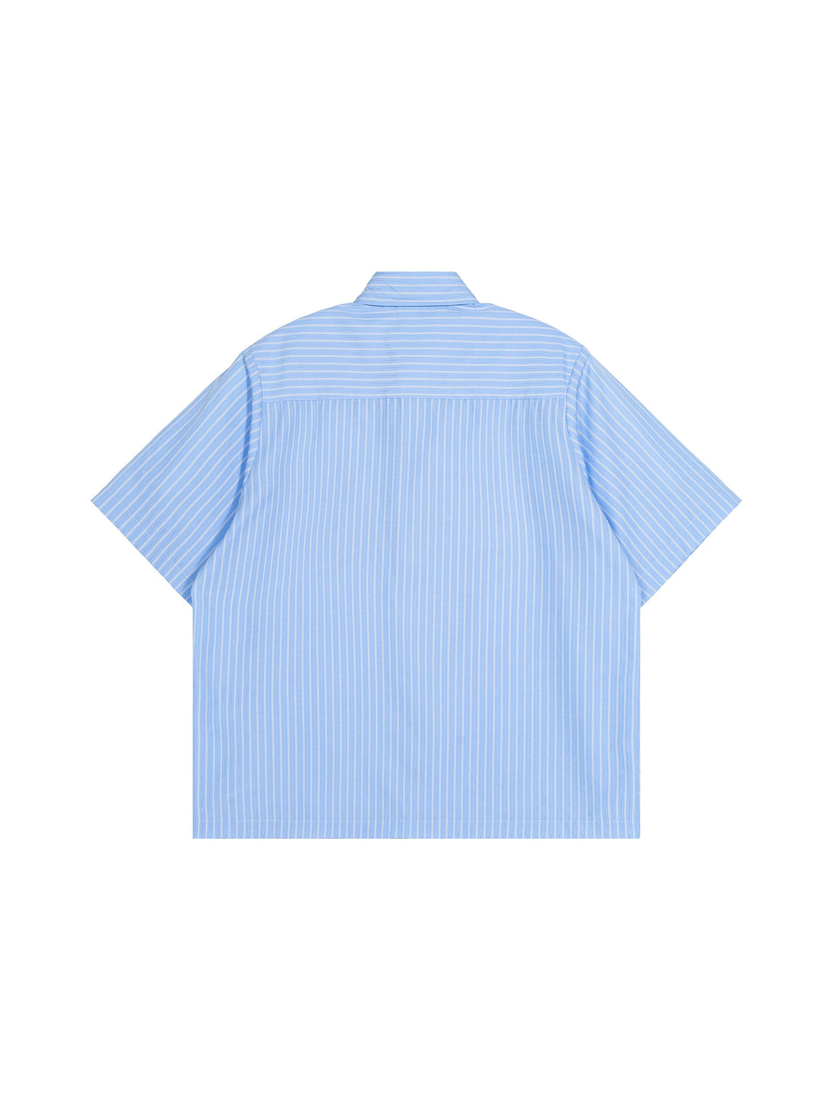 Striped Boxy Short Sleeve Shirt