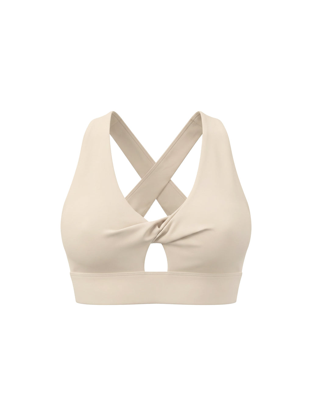Women's Twist Front V-Neck Sports Bra