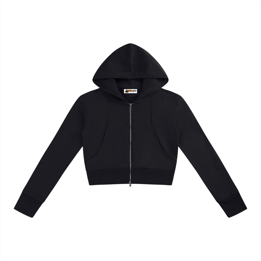 Women’s Slim Crop Full Zip Hoodie