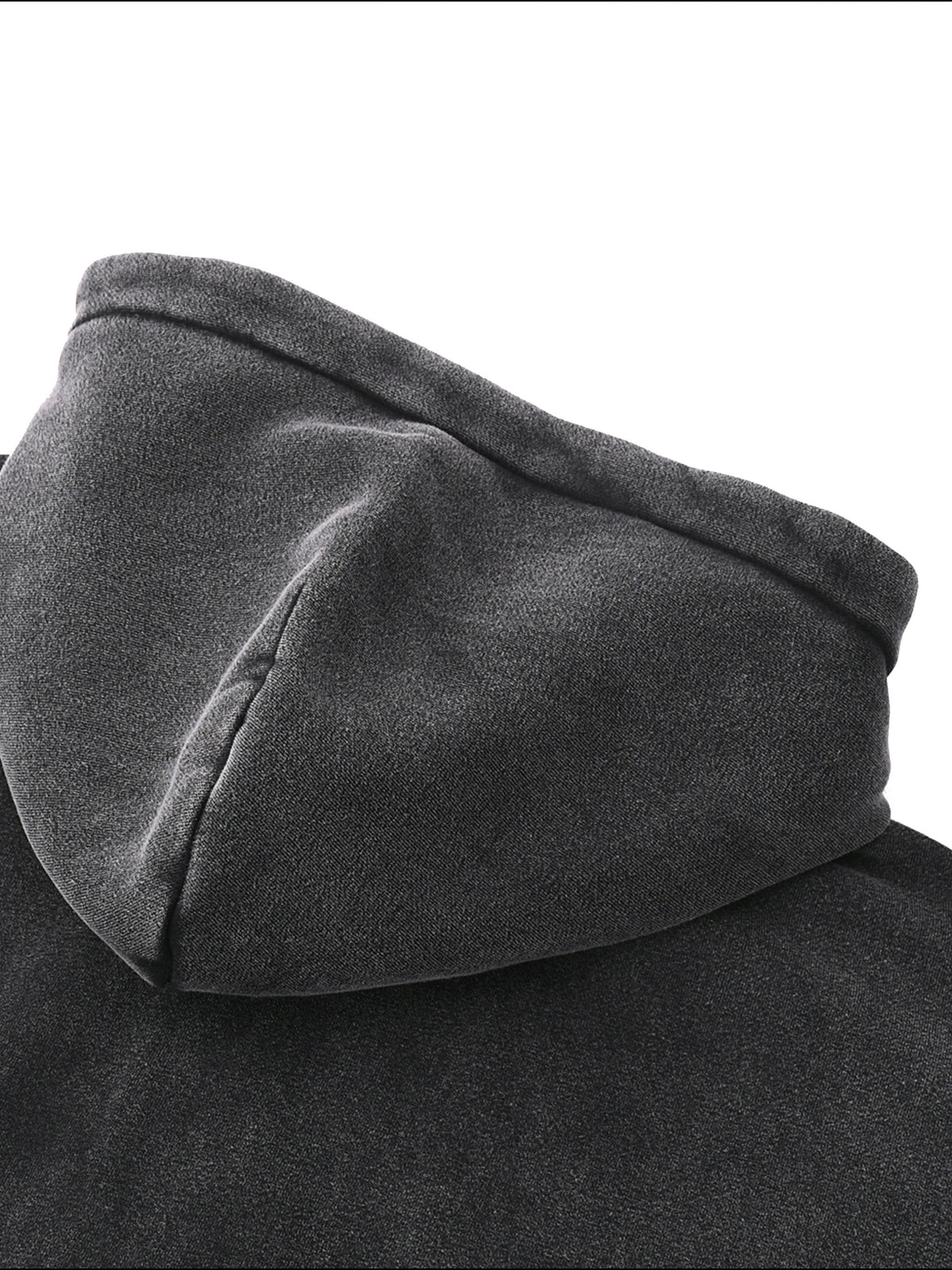 Zip-Through Boxy Fleece Hoodie