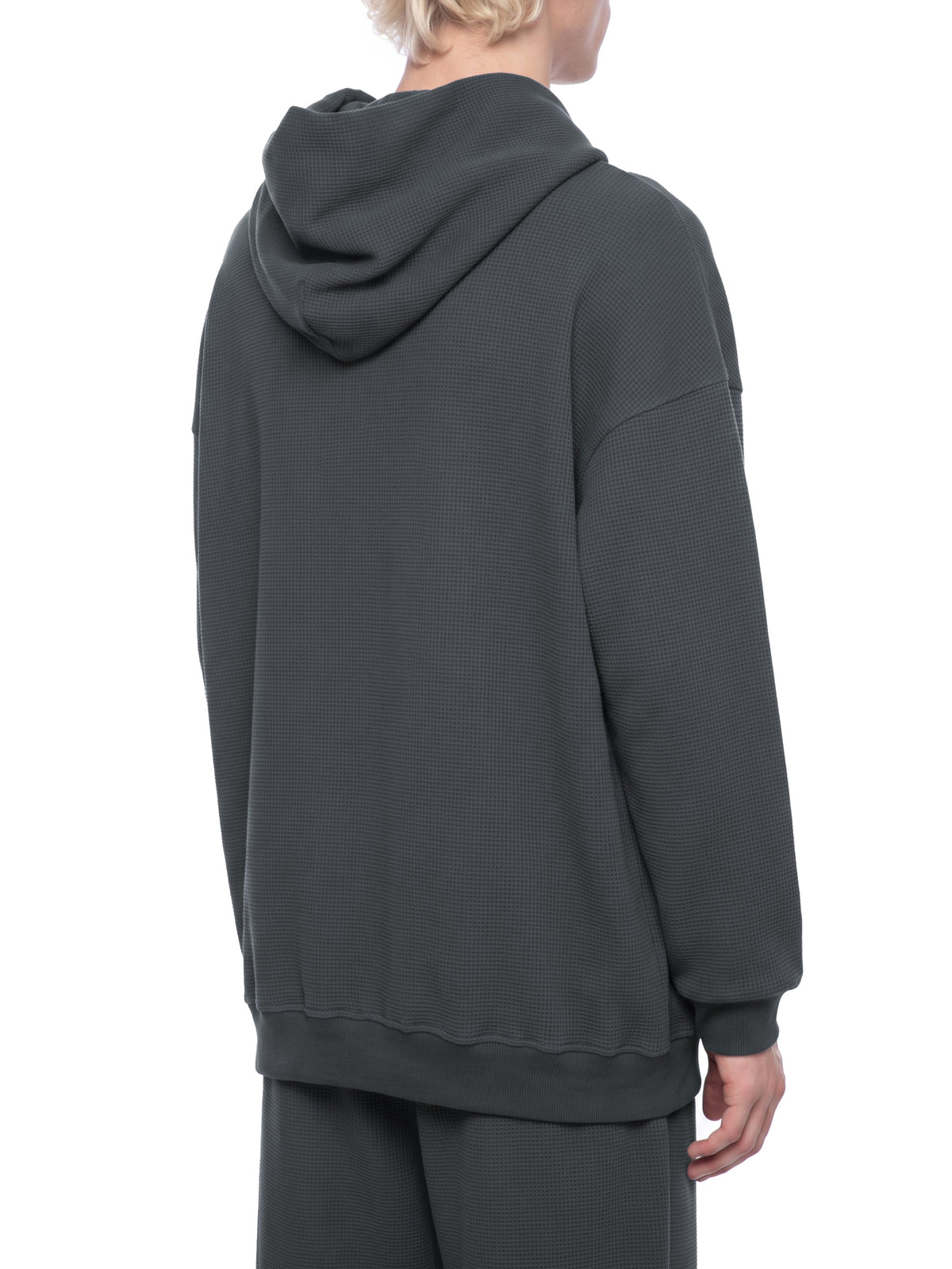 Unisex Waffle Oversized Hoodie