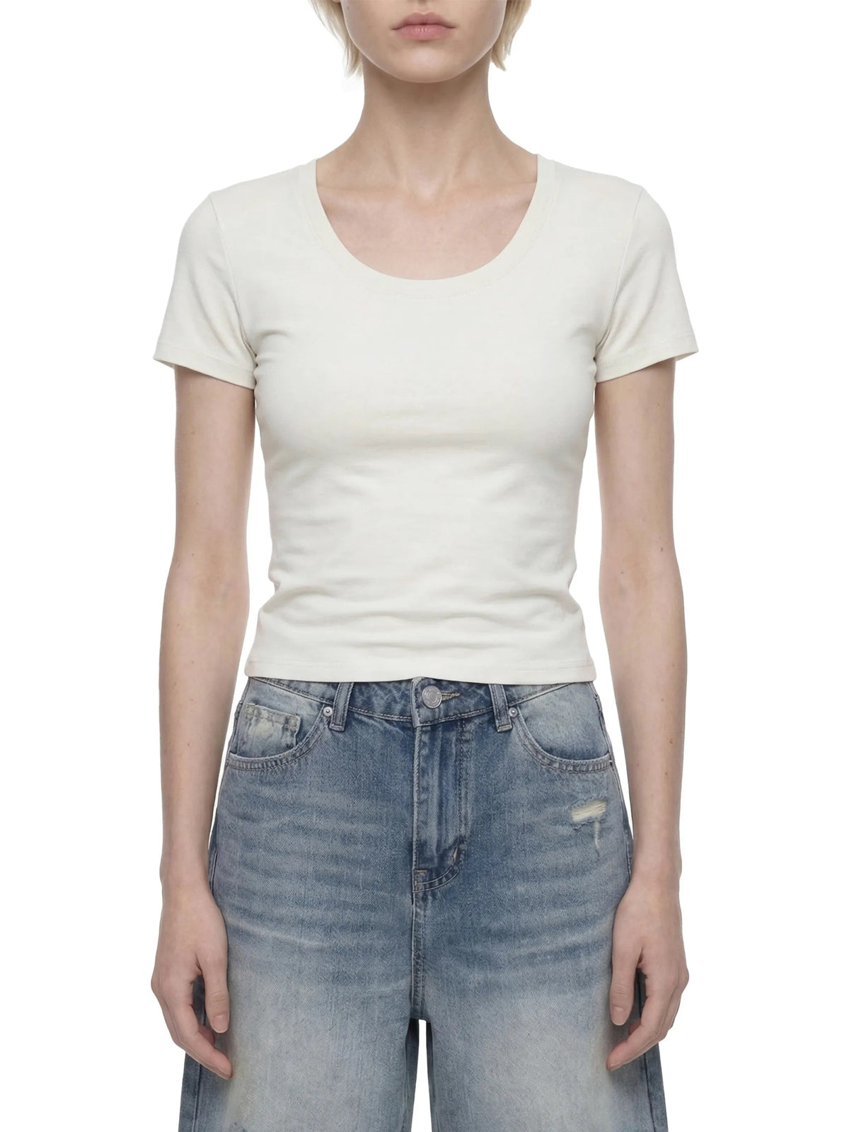 Women's Longline Slim-Fit T-Shirt