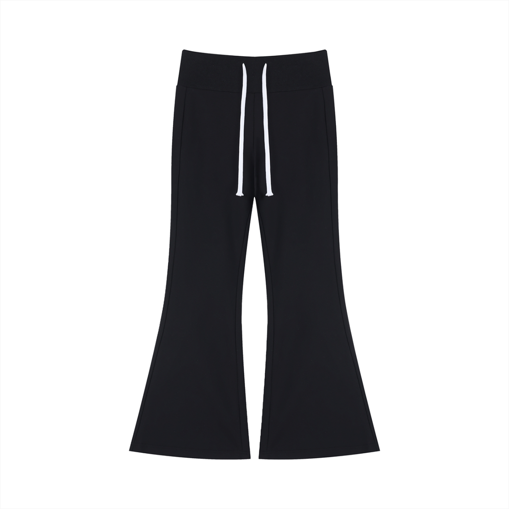 Women's Drawstring Flared Leg Pants