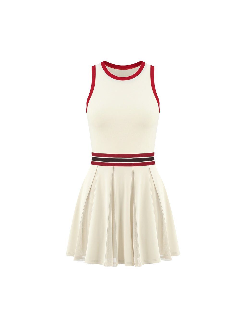 Women’s Color Block A-Line Sleeveless Dress